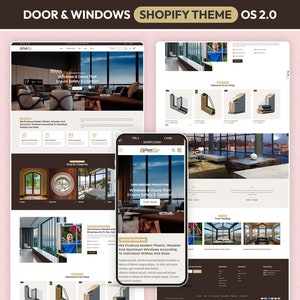 Può includere: Una home page di un sito web per un'azienda che vende finestre e porte. Il sito web presenta immagini di diversi tipi di finestre e porte, nonché testo che descrive i prodotti e i servizi dell'azienda. Il sito web include anche una call to action per acquistare per categorie.