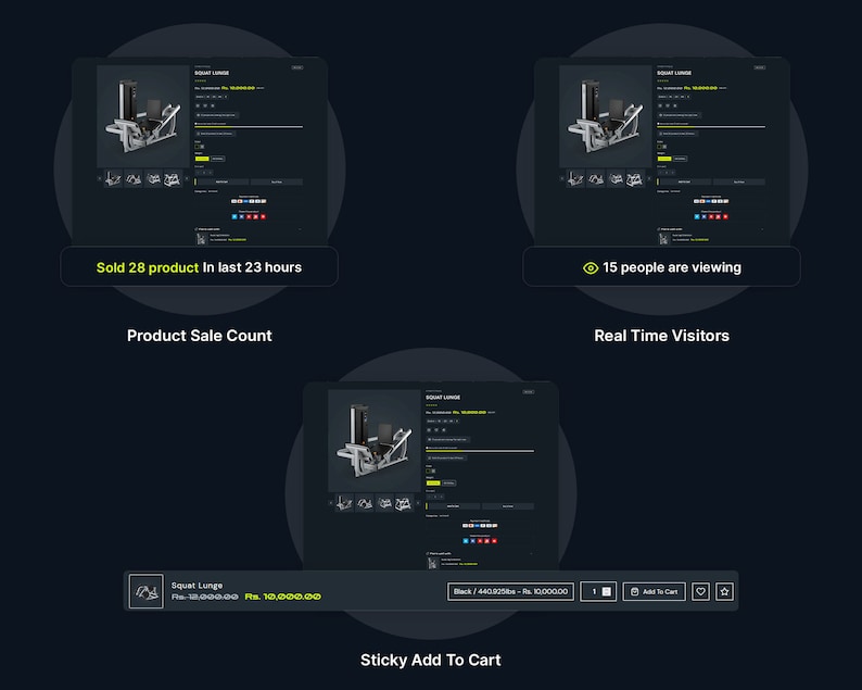 Workout Gear Shopify Theme Product Collection Showcase