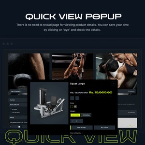 Workout and Nutrition Store Shopify Theme Conversion Focused Layout