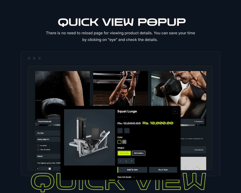 Workout and Nutrition Store Shopify Theme Conversion Focused Layout