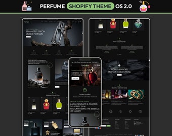 Minimalist Perfume Shopify Theme | Fragrance Website Template | Luxury Perfume Store Design | Beauty & Cosmetics Ecommerce