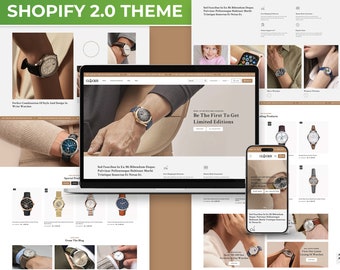 Men's Luxury Shopify Theme | Shopify Watch Store |  Watch Store | Shopify Theme | Shopify Template | Watch Store | Women watches