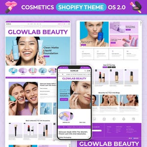 Beauty Shopify Theme for Skincare and Cosmetic Store Website