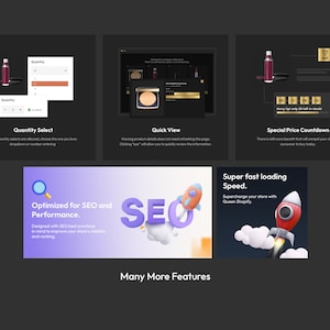 SEO Optimized Beauty Shopify Theme Features Overview