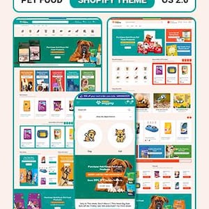 Pet Store Shopify Theme for Dog Food, Cat Supplies & Pet Accessories