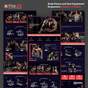 Tema Shopify para Academia | Modelo de Site para Loja de Fitness | Tema Shopify para Treino | Design de Loja de Nutrição Esportiva | Tema Shopify Responsivo