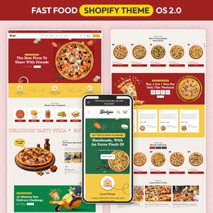 Restaurant Shopify Theme | Minimal Food Website | Modern Cafe & Restaurant Template | Stylish Food and Beverage Shopify Theme