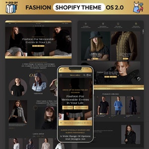 Fashion Shopify Theme | Stylish Clothing Store | Minimal & Responsive Fashion Website | eCommerce Template | Minimal Shopify Theme