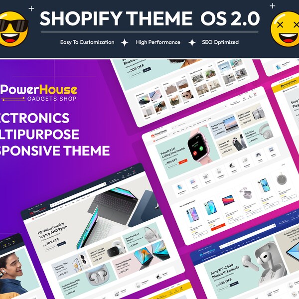 electronics Premium Shopify Theme for | Electronic Retailers | Electronic Gadgets | Shopify Theme For Electronic Store