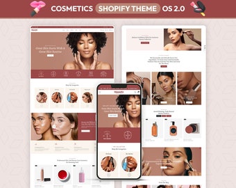 Beauty Shopify Theme | Minimalist Skincare Website | Cosmetics Store Design | Responsive Shopify Template