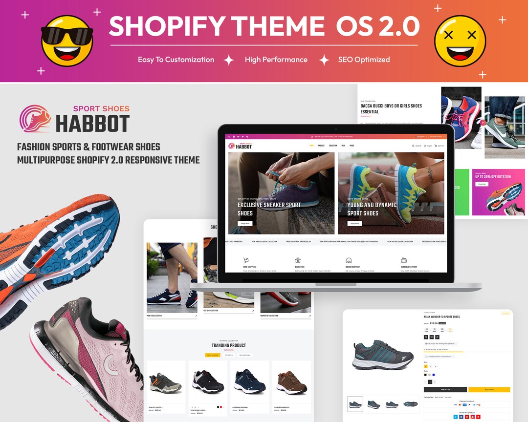 Shopify Shoes Shoes Shopify Theme Sneakers Shopify Theme Footwear Shopify Theme ...