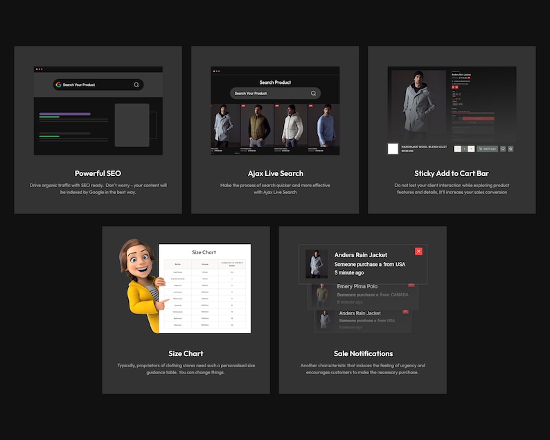 Clothing Boutique Shopify Theme Product Collection Layout