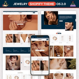 Jewelry Shopify Theme: Minimalist Website Template