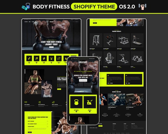Fitness Shopify Theme for Gym Equipment, Workout Gear & Sports Nutrition Stores