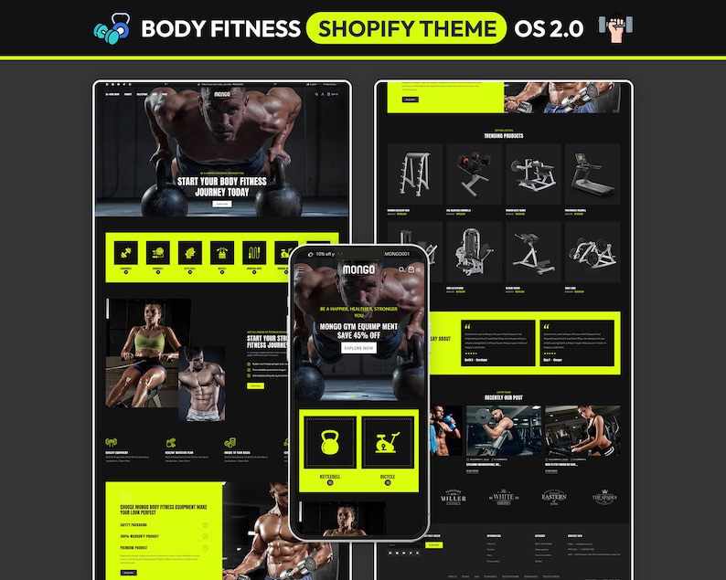 Fitness Shopify Theme for Gym Equipment and Workout Stores