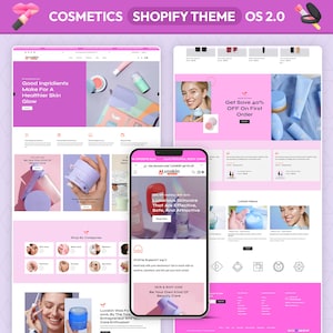 Beauty Shopify Theme: Skincare Website Design