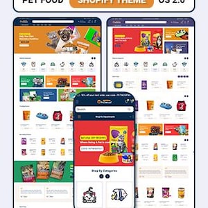 Pet Shopify Theme for Dog, Cat, Pet Food, Supplies & Accessories Store