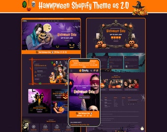 Halloween Shopify Theme | Costume and Halloween Store | Spooky Decor and Party Supplies | Halloween Ecommerce | Shopify 2.0