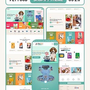 Pet Store Shopify Theme for Dog Food, Cat Supplies & Pet Accessories