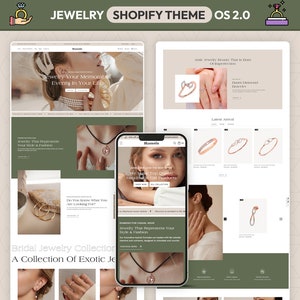 Jewelry Shopify Theme: Minimalist Website Design