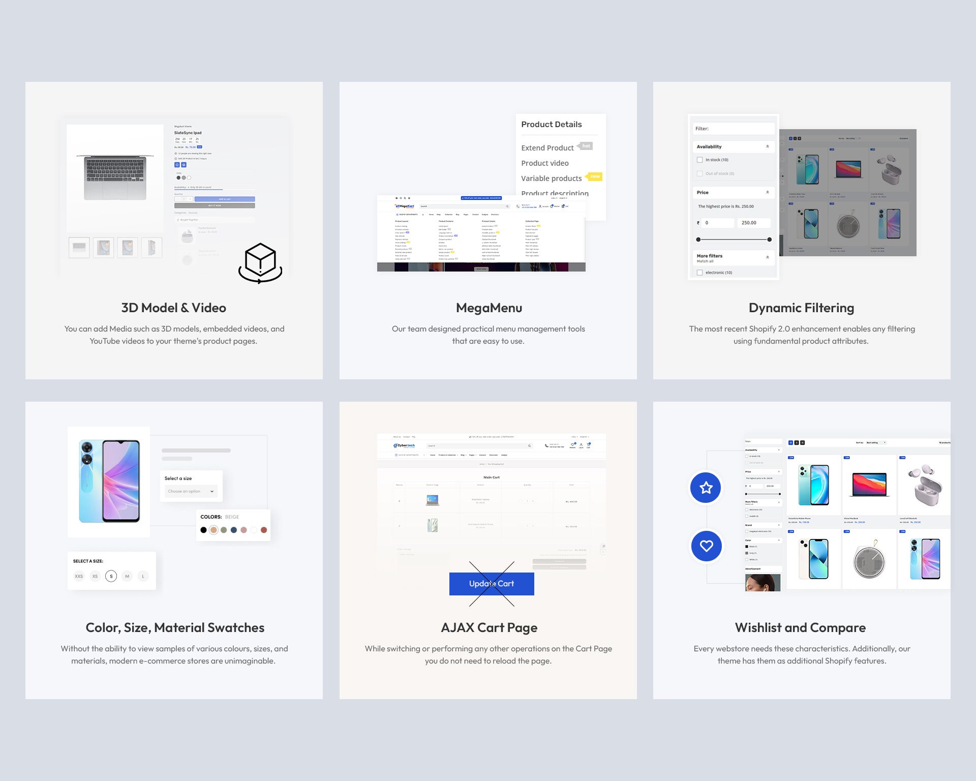 Electronics Shopify Theme, Gadgets Website Design, Modern Tech Store ...