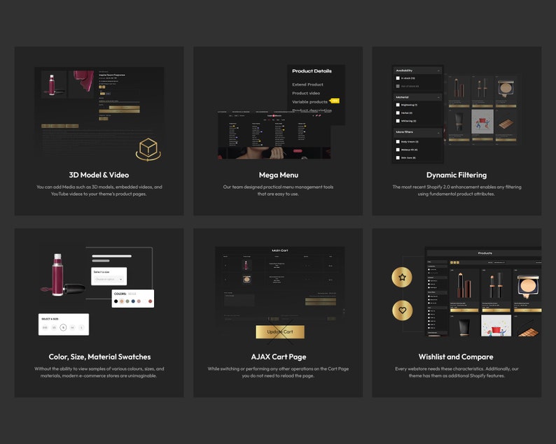 Makeup and Beauty Brand Shopify Website Template