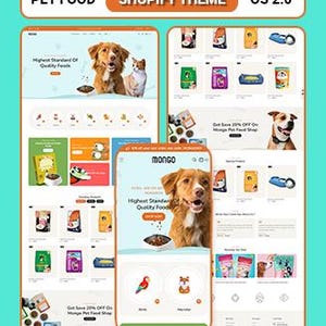 Pet Store Shopify Theme for Dog Food, Cat Supplies & Pet Accessories