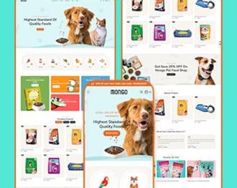 Pet Store Shopify Theme for Dog Food, Cat Supplies & Pet Accessories