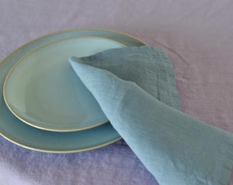 Servilletas de lino, servilletas de lino grises, servilletas de lino para cena, servilletas de lino, servilletas de lino lavadas a la piedra, servilletas de lino lavadas orgánicas