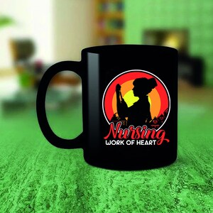 Taza de enfermera futura, taza de enfermera personalizada, texto de taza personalizada, taza de enfermera personalizada, tazas personalizadas, idea de regalo de atención médica, taza de enfermera de regalos