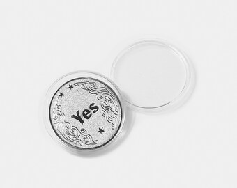 Decision coins, YSE-NO lucky coins, luck coins, decorations, toys, gifts for her and him,Collection