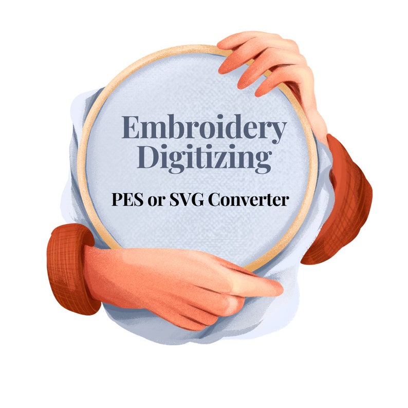 Embroidery Digitizing PES Converter Etsy