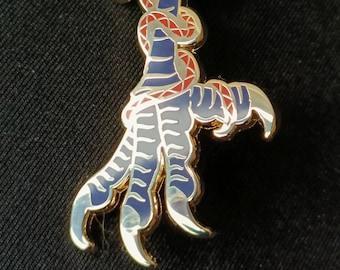 Serpentine Claw, Hard Enamel Metal Pin