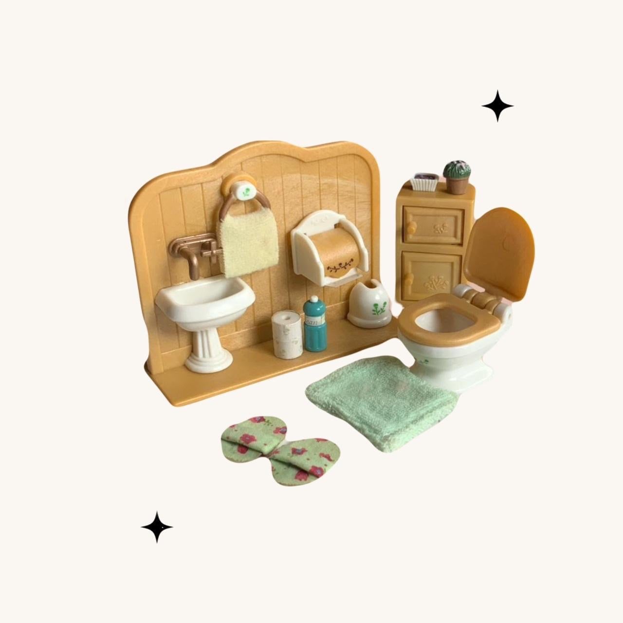 Sylvanian Families Calico Critters KA-629 – Set Da Bagno – 7 Pezzi – Nuovo Anno 2023 - Foto 5