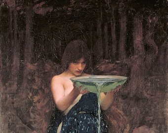 John William Waterhouse - Circe Invidiosa 1892 Museum Qualität handgemalte Öl-Reproduktion Pre-Raphaelite Masterpiece von JW Waterhouse