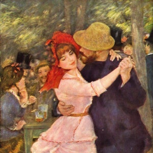 ピエール＝オーギュスト・ルノワール作「ブージヴァルのダンス」（1883
