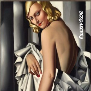 Tamara de Lempicka - Portrait de Marjorie Ferry 1932 hand painted oil painting reproduction,Polish art deco painter custom painting