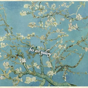 Amandier en fleur de Vincent van Gogh 1890, qualité musée, reproduction à l'huile peinte à la main Paysage floral Van Gogh