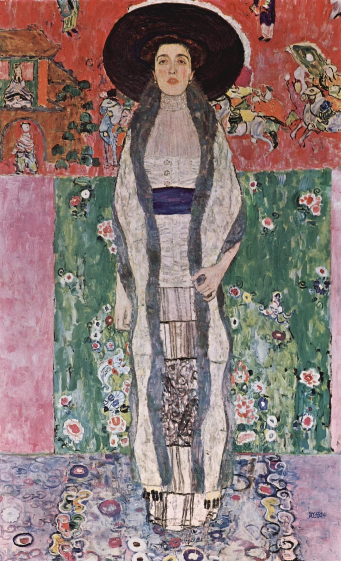 Portrait of Adele Bloch-bauer II Gustav Klimt 1912 Reproduction ...