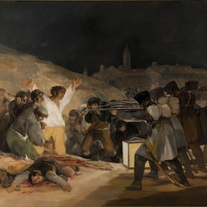 Francisco Goya - The Third of May 1808 Hand Painted Oil Reproduction Portrayal of Dos de Mayo Uprising in Spain during the Peninsular War
