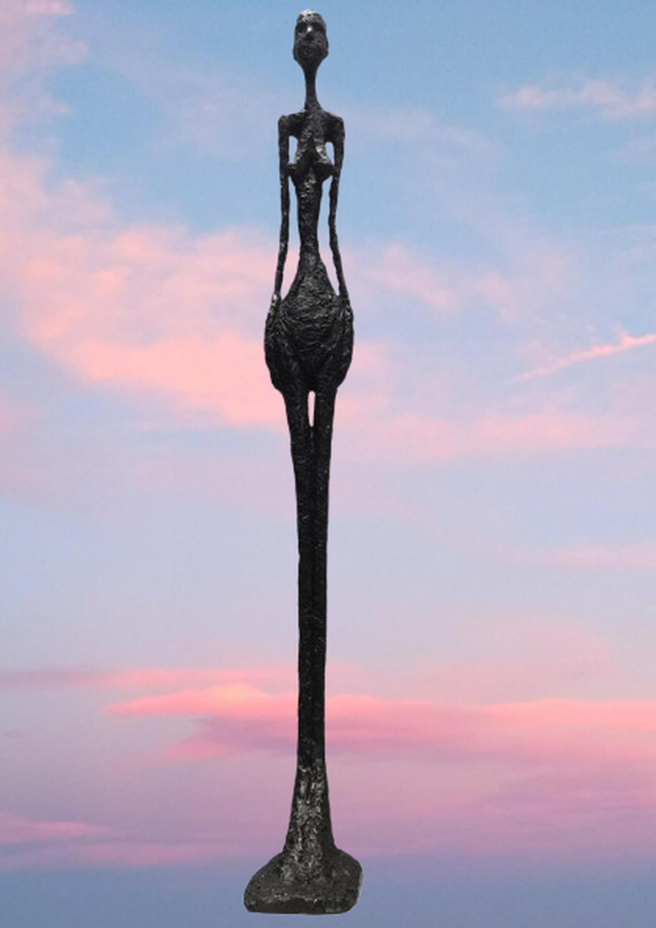 グランデファムブロンズ彫刻ブロンズアート複製立位女性像