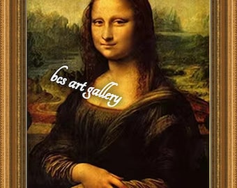レオナルド・ダ・ヴィンチ - モナ・リザ 60 x 90 cm 手描き複製油絵