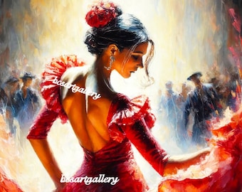 【絵画】油絵 フラメンコ 女性 絵画】油絵 フラメンコ 女性 500x0.jpg