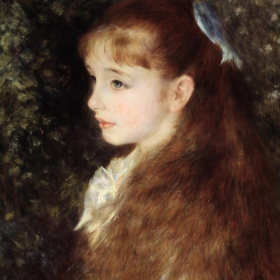 Renoir Portrait of Irène Cahen d'Anvers Hand-Painted Oil