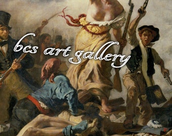 ウジェーヌ・ドラクロワ『民衆を導く自由の女神』（1830年7月革命