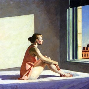 Morning Sun Edward Hopper 1952 Museum Quality Hand-Painted oil reproduction American Realism masterpiece