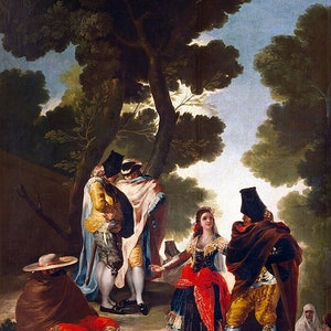 Francisco Goya A Walk Through Andalusia 1777 Museum Quality Hand Painted Oil Reproduction Goya iconic masterpiece