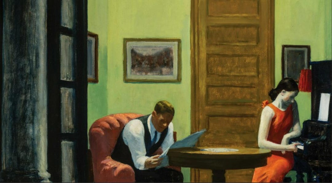 Room In New York Edward Hopper