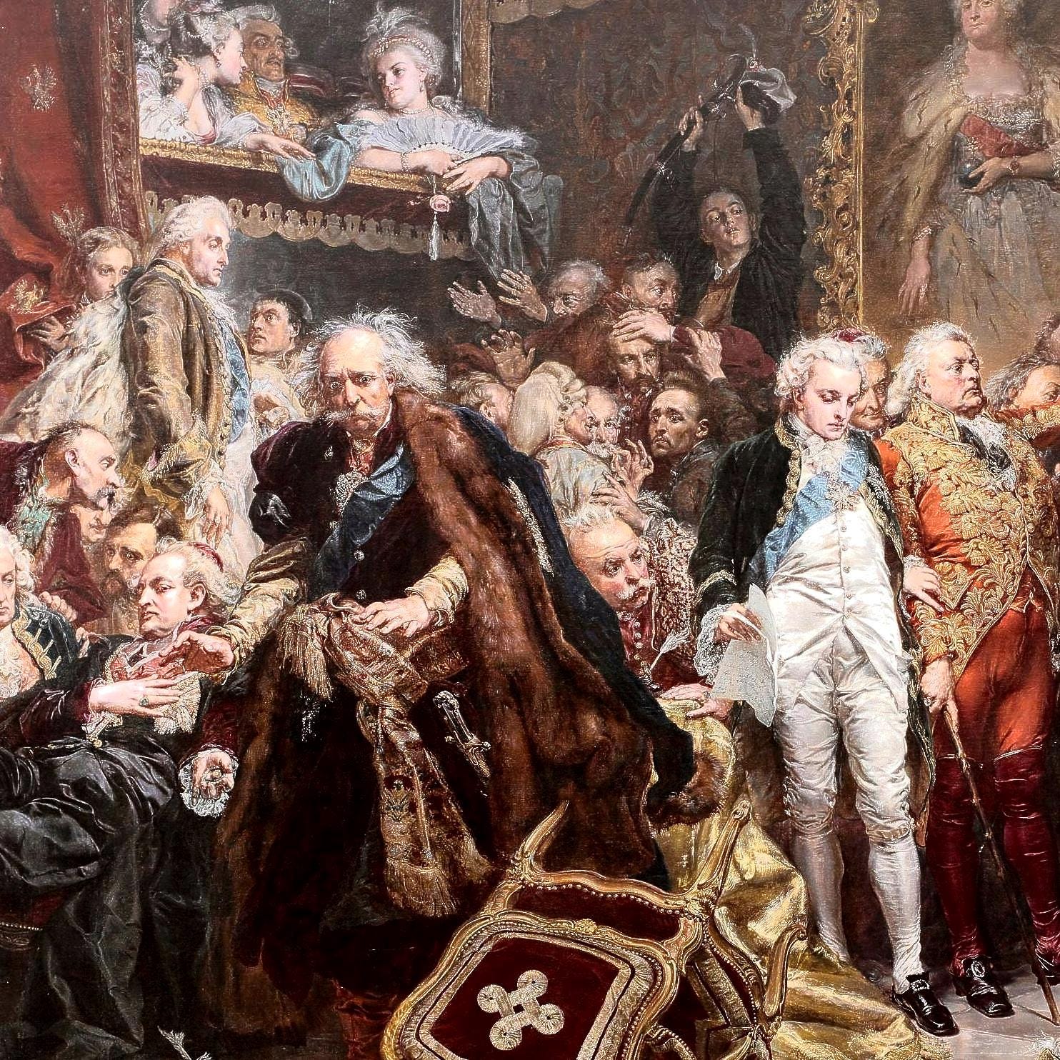 油彩複製画 | ヤン・マテイコ作「レイタン - ポーランドの陥落