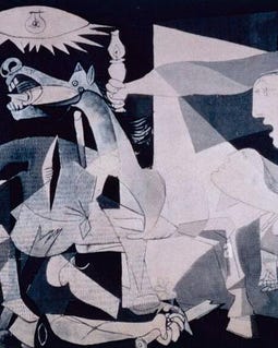 パブロ・ピカソ - ゲルニカ 1937年 美術館品質の手描き油絵複製画 反戦